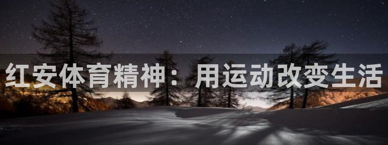 中欧体育网页登录：红安体育精神：用运动改变生活